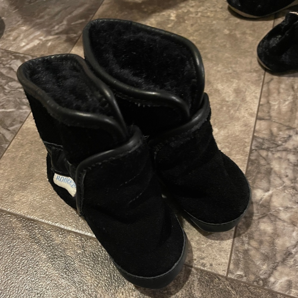 Robeez Black Kids Boots